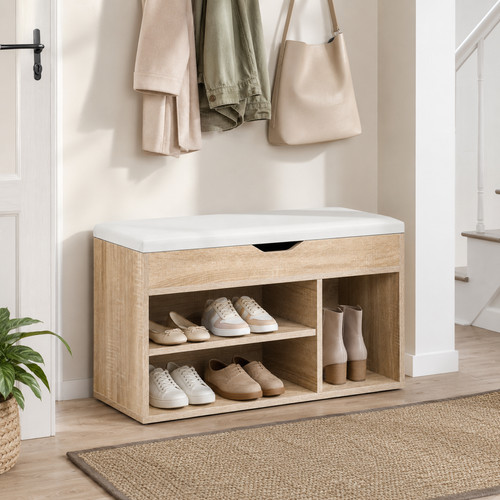 Shoe cabinet bench hidden - bench,