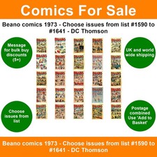 Beano comics 1973 - Choose issues from list #1590 to #1641 - DC Thomson