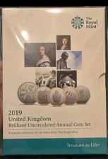 2019 Royal Mint Brilliant Uncirculated Annual 13 Coin Set - New & Sealed