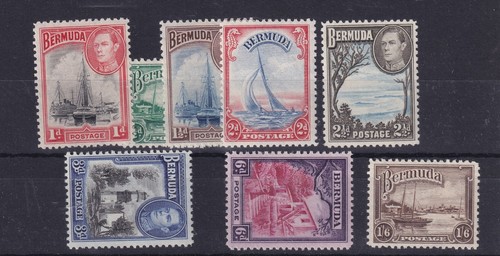 Bermuda kgvi 1938 part set - bermuda,