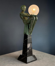 MAX LE VERRIER ART DECO LAMP