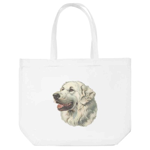 Pyrenean mountain dog tote - mountain,