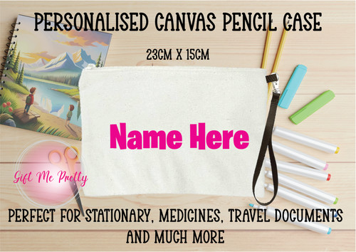 Personalised name pencil case - name,