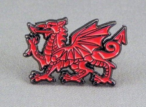 Dragon pin badge - ., welsh