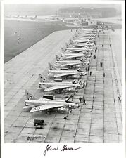 EE BAC Lightning F1 RAF photograph signed AVM Howe AFC