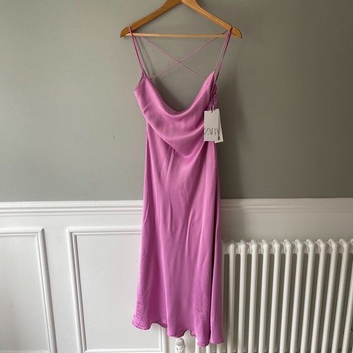 New zara silky - shift, dress