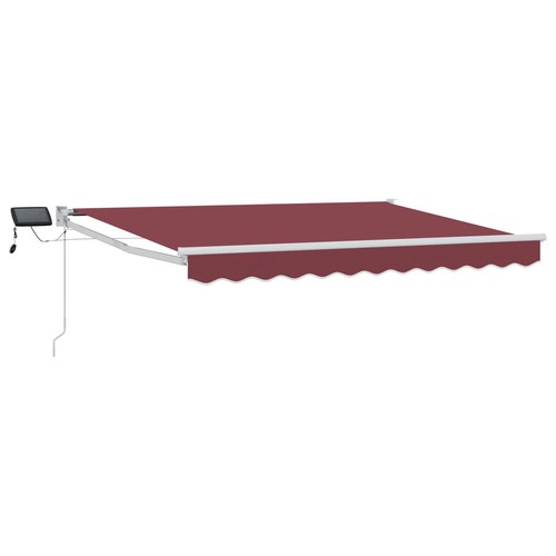 Manual retractable awning with - manual,