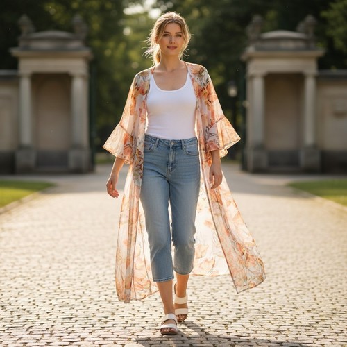 Umgee kimono women orange - kimono,