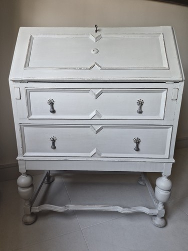 Wooden bureau writing desk - writing,