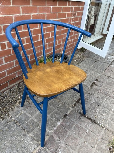 Ercol style chair hand - chair, hand-painted