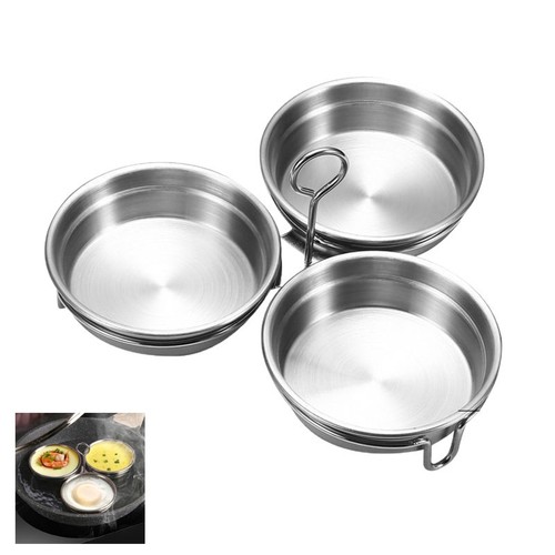 Stainless steel egg poacher - egg,