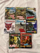 Commando Comic Books Job Lot/Bundle - 8 Comics Used Collectable 