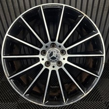 1X 20" GENUINE AMG MERCEDES E CLASS BLACK ALLOY WHEEL BACK W213 A2134012300 REAR