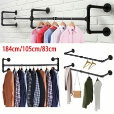 Industrial Pipe Clothing Rack
