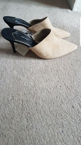 Beige nude zara mules - zara, 40