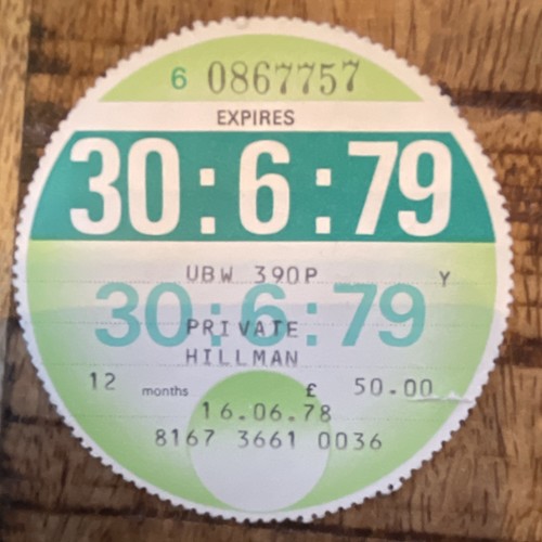 Vintage vehicle tax - vintage,