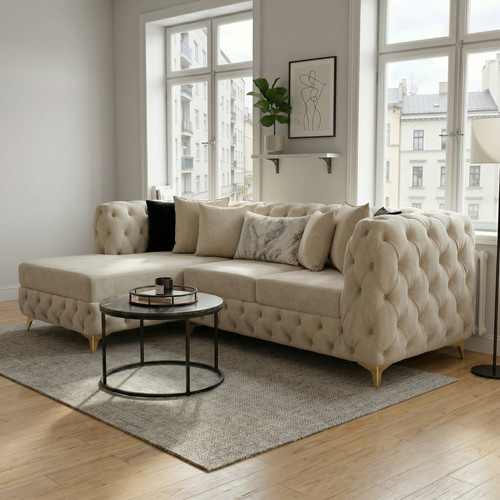 Italian chesterfield seater - italian, 5