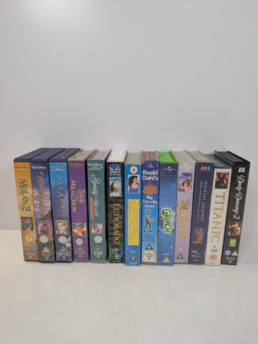Bundle vhs video tapes - of,