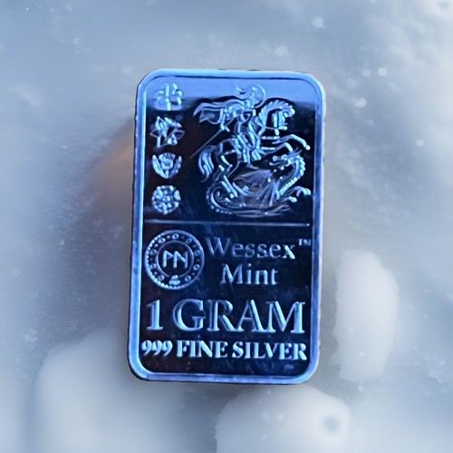 Silver bars george - 1g,