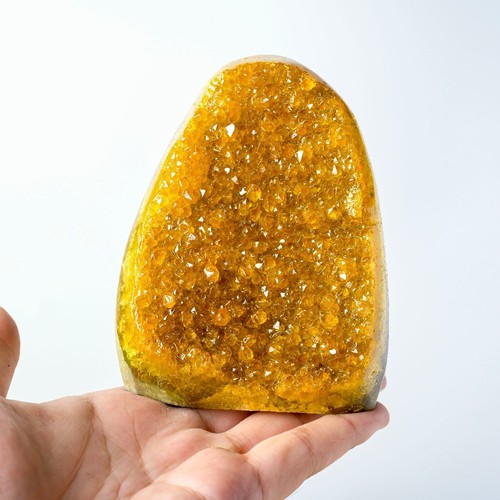Citrine yellow quartz cluster - citrine,