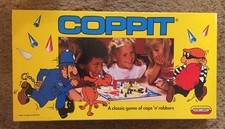 Vintage Spears Board Game Coppit 1989 Children Retro Cops and Robbers Kitsch
