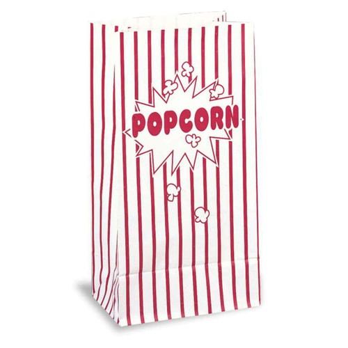 Paper popcorn bags pack - bags,