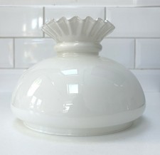 Vintage Milk White Glass Globe
