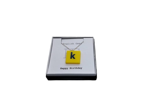 Junior scrabble necklace - junior,