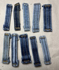 Denim belt loops offcut