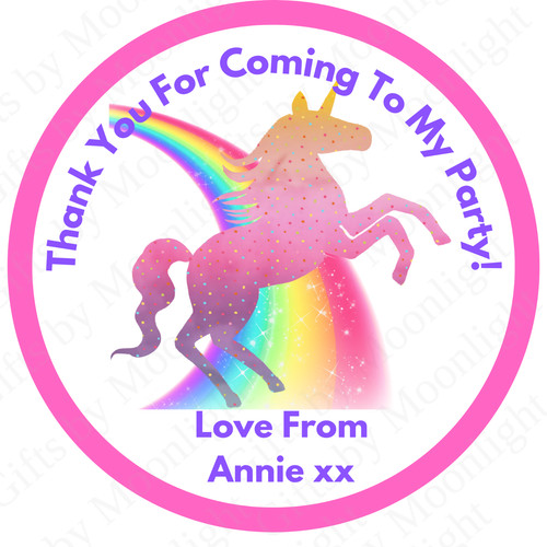 Personalised birthday stickers - personalised,