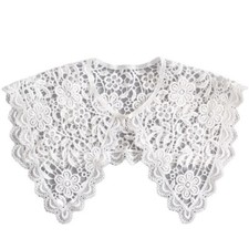 Ivory Lace False Collar –