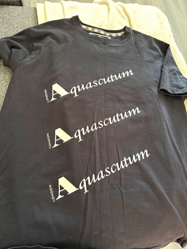Aquascutum men black - aquascutum, logo