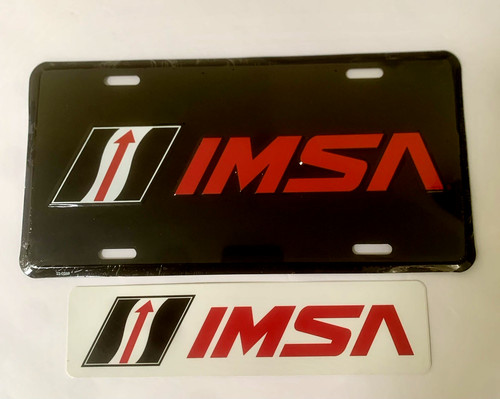 Imsa metal stamped - metal, license