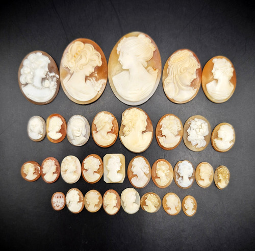 Antique vintage cameo - x,