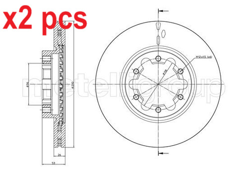 Pcs sides front - x2,