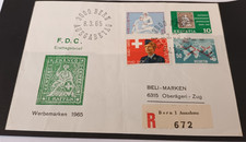 FDC Swiss 1965 Bern Postmark - Helvetia