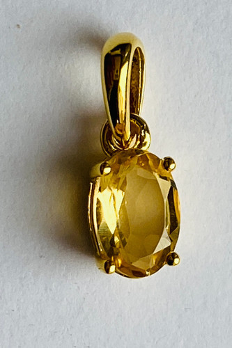 Gold small citrine - ct,