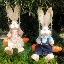 Cartoon Easter Bunny Hanging