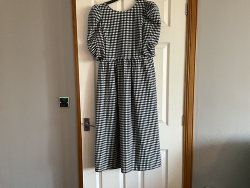 Topshop gingham midi - , dress