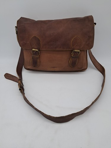 Boden brown leather satchel - leather,