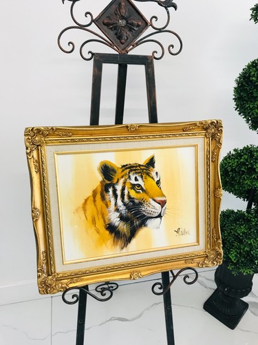 Original framed bengal tiger - original,