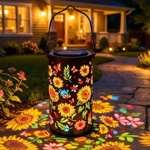 Sunflower solar lantern - sunflower,