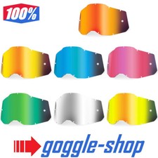 GOGGLE-SHOP MIRROR LENS 100% GEN 2 RACECRAFT ACCURI STRATA MX MOTOCROSS GOGGLES