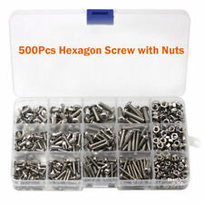 500PCS 304 Stainless Steel Hex