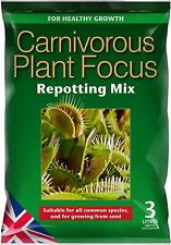 Carnivorous Plant Focus Repotting Mix Compost Soil Venus Fly Trap 3 Litre
