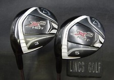 Left-Handed Ladies Set of 2 Callaway X2 Hot 3 & 5 Woods Ladies Graphite Shafts