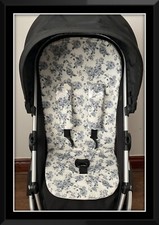 CREAM GREY VINTAGE PRINT