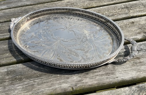 Vintage silver plated gallery - vintage,