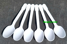 Tea Coffee Spoons Desert (KP) Small Spoon Disposable Plastic Reusable Spoon 12cm