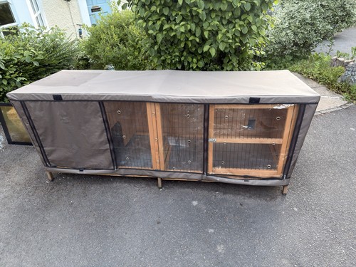 Large outdoor wooden rabbit - wooden,